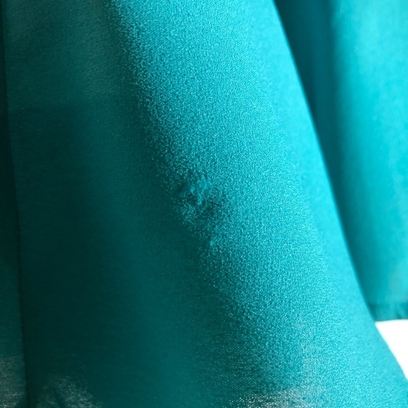 Peplum Shirt with Cut-Out Back - Picture 7 of 12